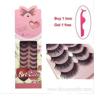 2019 New False Eyelash Private Label Packaging Fake Eyelash 10 Pairs